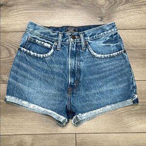 Abercrombie & Fitch Natural High‎ Rise Jean Shorts Size 26